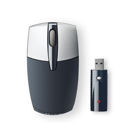 Belkin Wireless Travel Mouse, Silver / Black