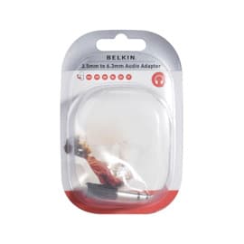 Belkin 3.5/6.3mm jack adapter 3.5mm MONO-M/6.3mm STR-M